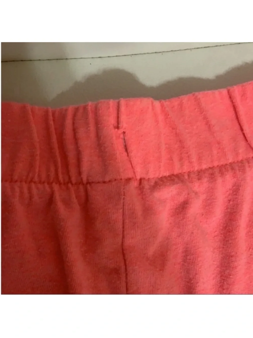 XL girls dolphins shorts hot pink with white - draw string removed